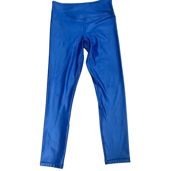 ZYIA Pants - Zyia Active Blue Shine Leggings‎ Size 6-8